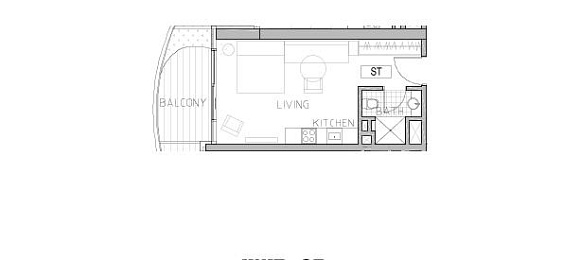 1 Bedroom Apartment, 42 m²
