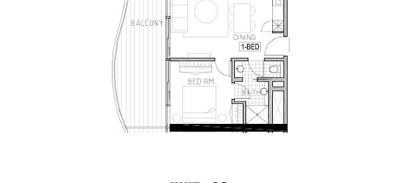 1 Bedroom Apartment, 74 m²