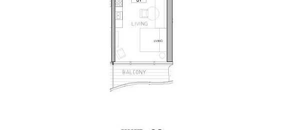 1 Bedroom Apartment, 40 m²