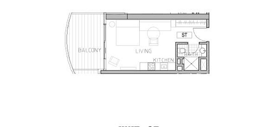 1 Bedroom Apartment, 46 m²