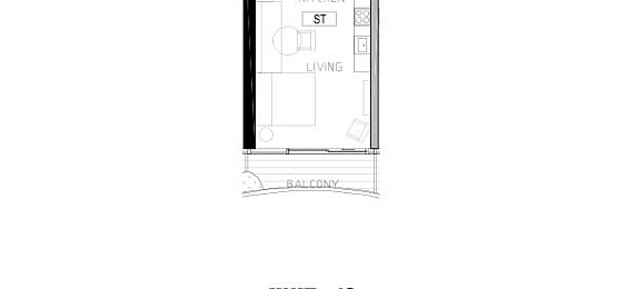 1 Bedroom Apartment, 39 m²