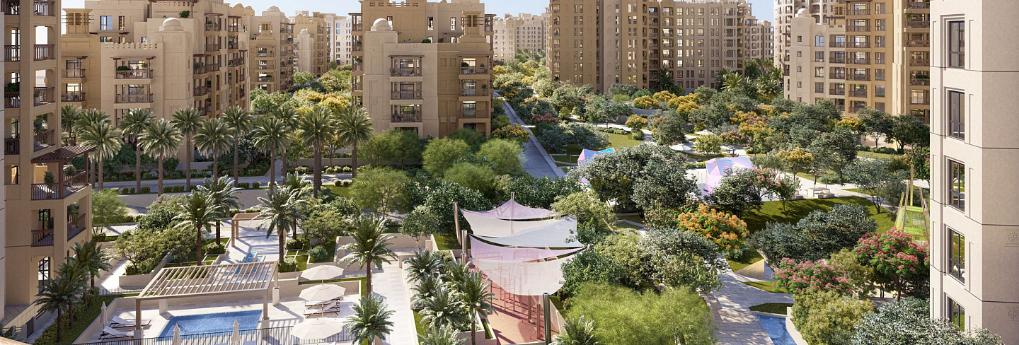 3 комнатная квартира в Jadeel, Madinat Jumeirah Living - Дубай, ОАЭ, 103 кв.м, id 1094 - фото 1