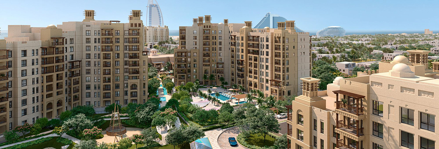 3 комнатная квартира в Al Jazi, Madinat Jumeirah Living - Дубай, ОАЭ, 103 кв.м, id 1083 - фото 1