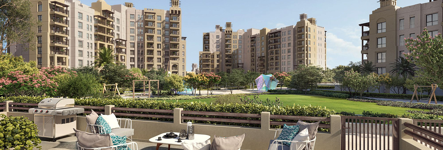 4 комнатная квартира в Al Jazi, Madinat Jumeirah Living - Дубай, ОАЭ, 169 кв.м, id 1084 - фото 1